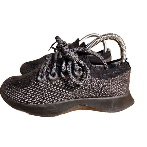 Allbirds TD Tree Dashers Black Comfort Running Shoes Sneakers Women's Size 7 US - Picture 3 of 5